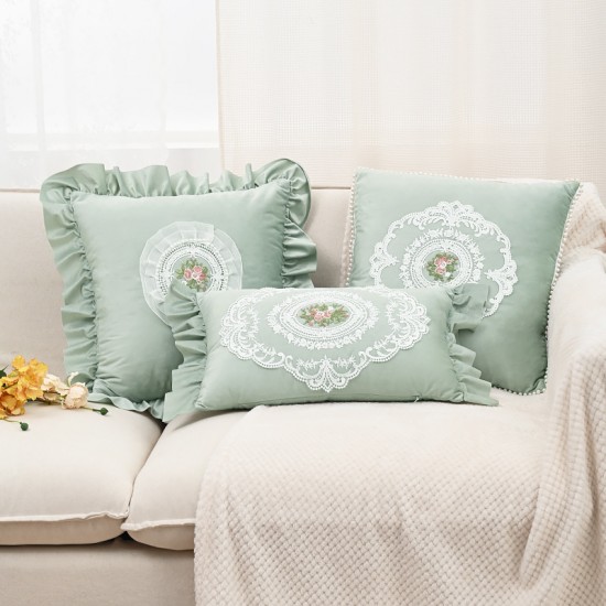 Cross-border Nordic INS towel embroidery, cute sofa and bedroom cushion with star and bow pattern. Cross-border Nordic INS towel embroidery, cute sofa and bedroom cushion with star and bow pattern.