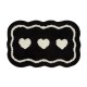 Cross-border Instagram-style black and white absorbent bathroom mat, thickened, plush, non-slip bathroom mat, flocked rug. Cross-border Instagram-style black and white absorbent bathroom mat, thickened, plush, non-slip bathroom mat, flocked rug.