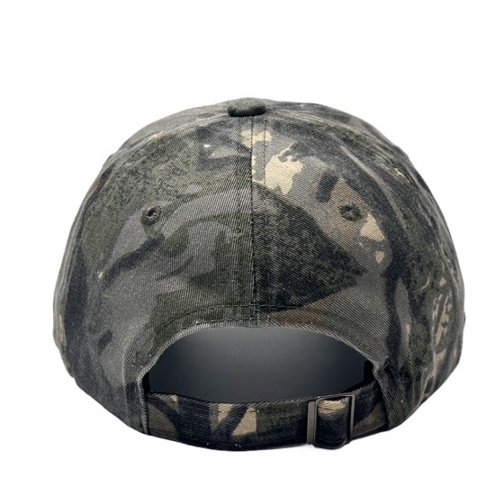 New American distressed lettered embroidered large logo camouflage baseball caps, outdoor casual sun protection caps. New American distressed lettered embroidered large logo camouflage baseball caps, outdoor casual sun protection caps.