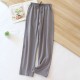 Women's pajama pants, spring, summer, and autumn, loose, casual cotton trousers suitable for outerwear, all-cotton pajamas, dropshipping. Women's pajama pants, spring, summer, and autumn, loose, casual cotton trousers suitable for outerwear, all-cotton pajamas, dropshipping.