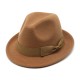 Cross-Border European and American Wool Women's Hats, Autumn and Winter British Retro Top Hats for Women, Fashionable and Warm Jazz Hats