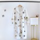Women's summer thin, loose, short-sleeved artificial cotton loungewear, pajamas, and a fresh floral cotton bra. Women's summer thin, loose, short-sleeved artificial cotton loungewear, pajamas, and a fresh floral cotton bra.