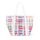 Cross-border double-layer cosmetic bag, heightened and large-capacity, portable travel makeup storage bag