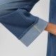 2025 Spring new European and American cross-border fashionable high-waisted straight-leg jeans with cuffed hems for women, casual wide-leg pants. 2025 Spring new European and American cross-border fashionable high-waisted straight-leg jeans with cuffed hems for women, casual wide-leg pants.