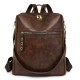 New Cross-Border Retro Women's Soft Leather Multifunctional Shoulder Bag, Simple and Versatile, Large Capacity Wholesale Backpack New Cross-Border Retro Women's Soft Leather Multifunctional Shoulder Bag, Simple and Versatile, Large Capacity Wholesale Backpack